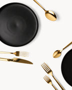 Besteckset Gold aus Edelstahl 18/10