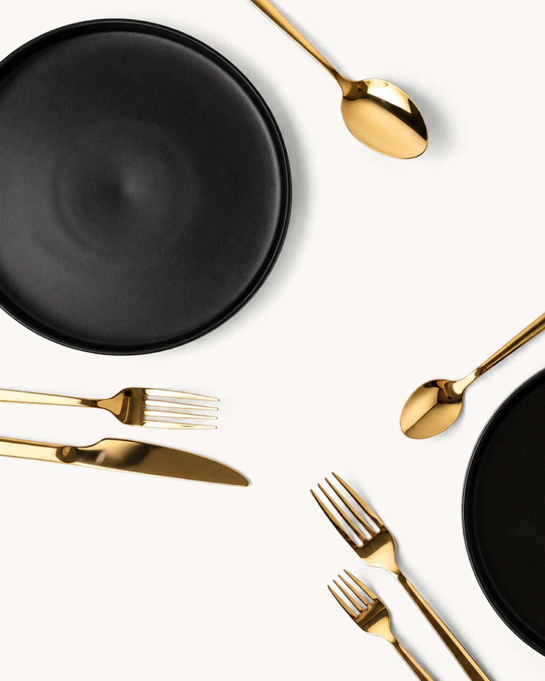 Besteckset Gold aus Edelstahl 18/10