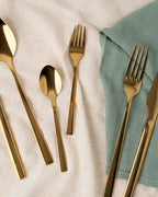 Besteckset Gold aus Edelstahl 18/10