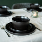 Miamio Geschirr Set Luxe 24-teilig fur 8 Personen, Teller & Tassen Keramik