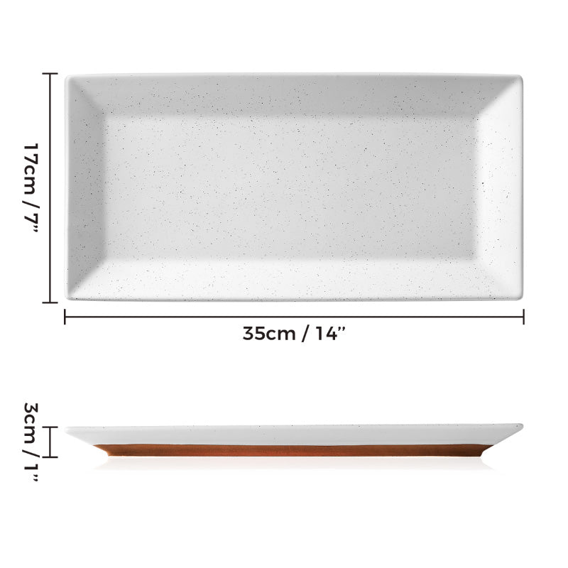 Miamio Servierplatten Aura 3er Set Keramik