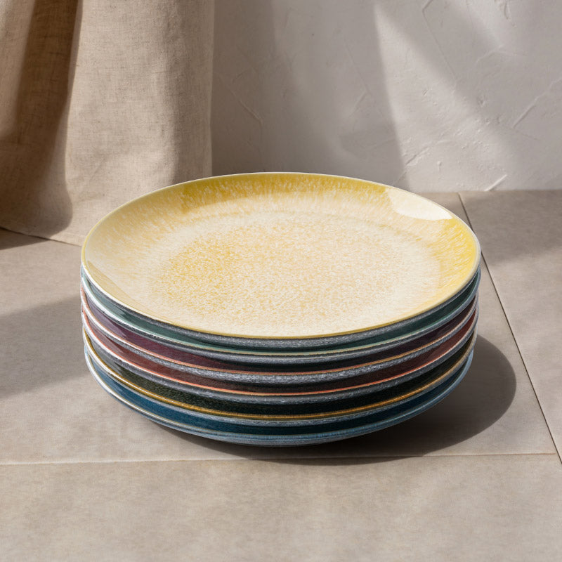 Miamio Teller Set Las Palmitas 6er Keramik 21-26 cm