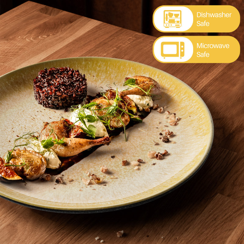 Miamio Teller Set Las Palmitas 6er Keramik 21-26 cm