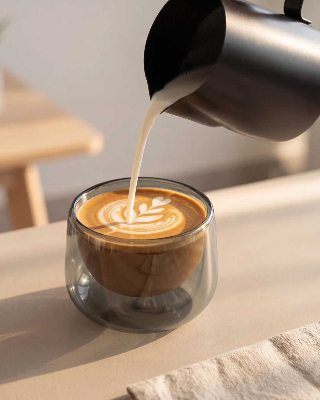 Doppelwandige Cappuccinogläser Lagoa 2er Set 180 ml