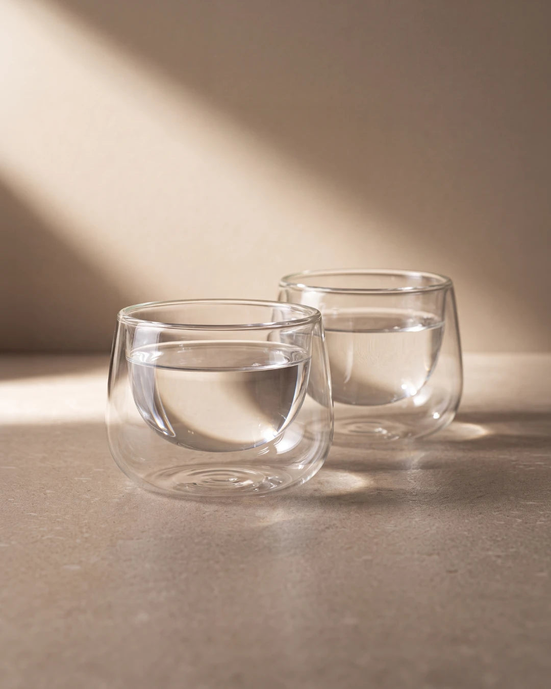 Doppelwandige Cappuccinogläser Lagoa 2er Set 180 ml