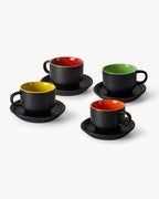 Miamio Espressotassen Le Papillon 6er Set Keramik 75ml