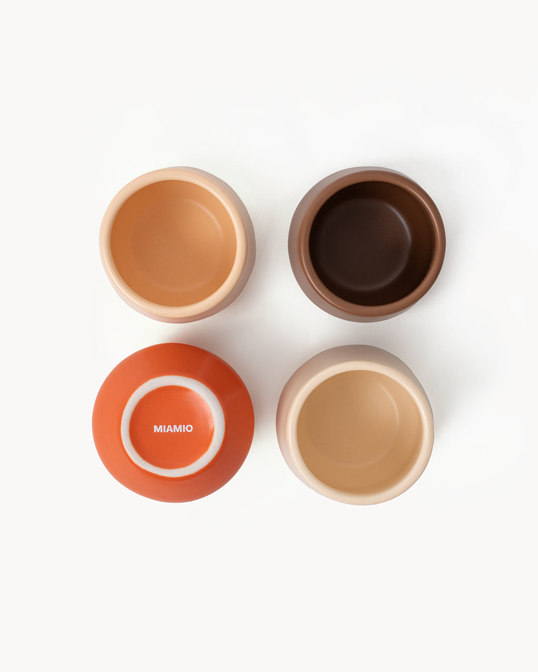 Miamio Espressotassen Luxe 4er Set Keramik 90ml