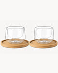 Doppelwandige Cappuccinogläser Lagoa 2er Set 180 ml