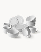 Miamio Geschirrset Oasis 16 teilig fur 4 Personen, tassen, teller, schussel