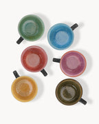 Miamio Kaffeetassen Las Palmitas 6er Set Keramik 470ml