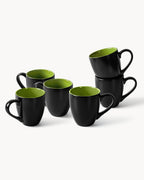 Miamio Kaffeetassen Le Papillon 6er Set Keramik 350ml