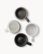 Miamio Kaffeetassen Luxe 4er Set Keramik 420ml