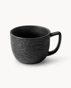 Miamio Kaffeetassen schwarz Oasis 4er Set Keramik 450ml