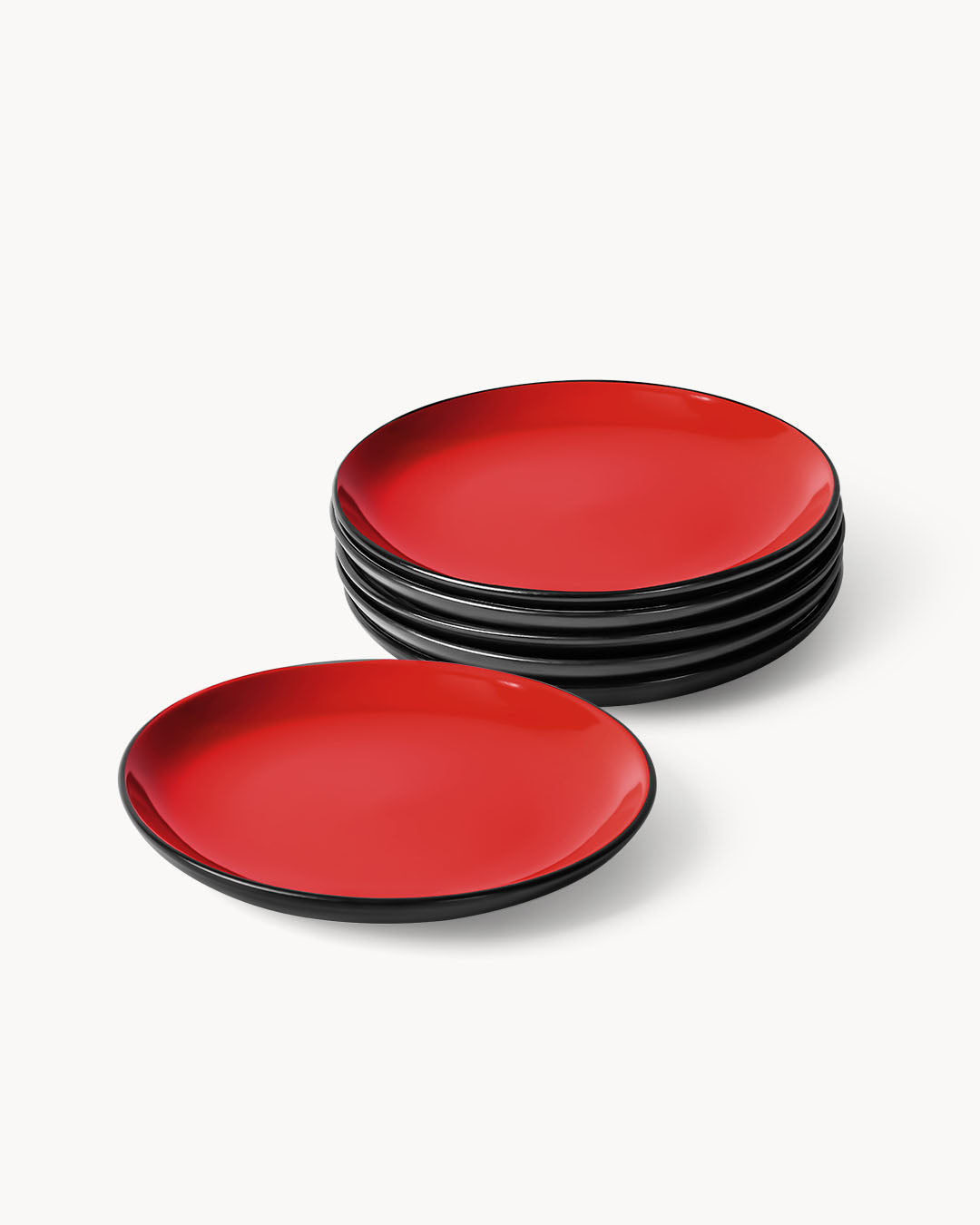 Miamio Teller Set Le Papillon 6er Keramik 20,5 - 26 cm