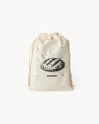 Brotbox Keramik mit Bambusdeckel